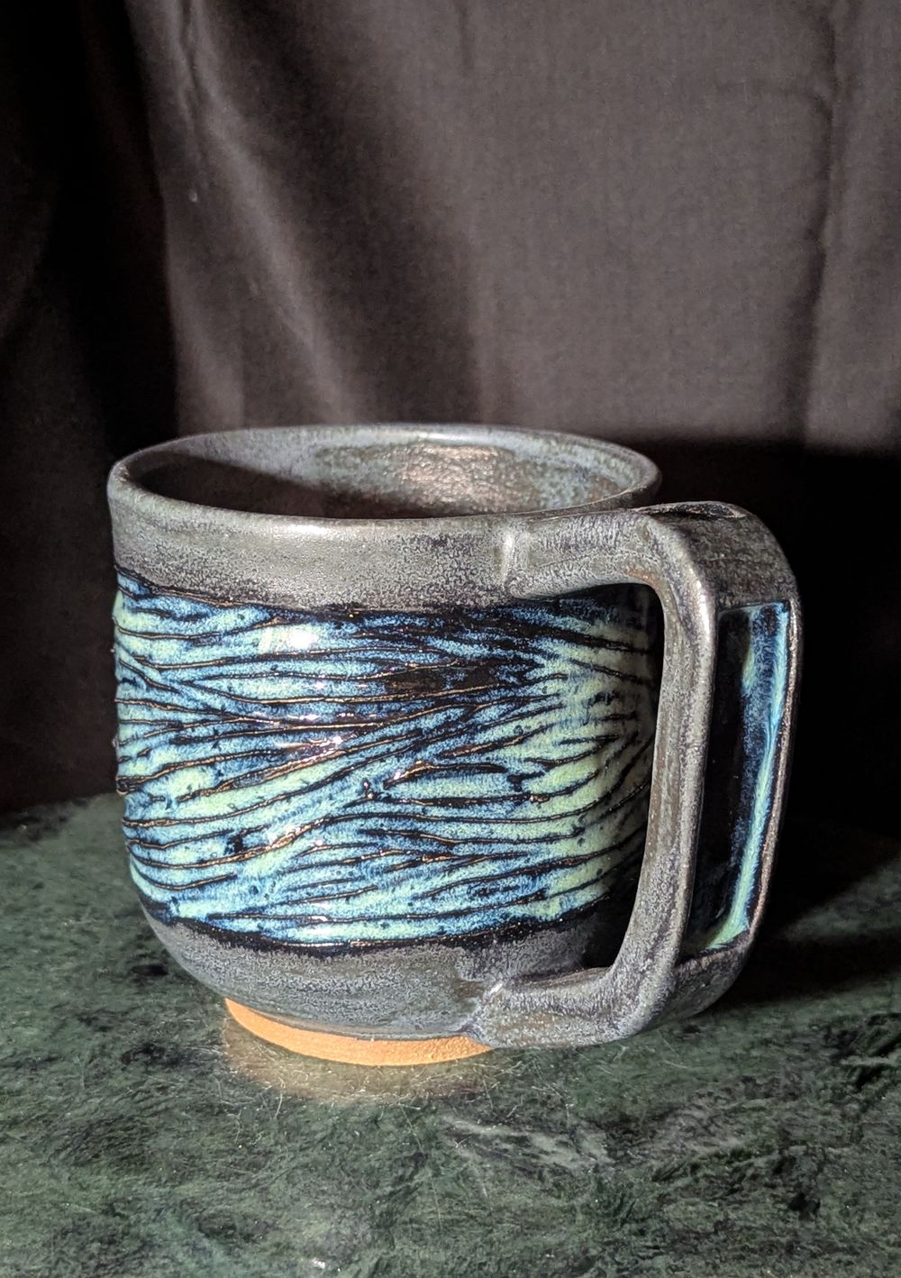 Small Flowing Texture Mug