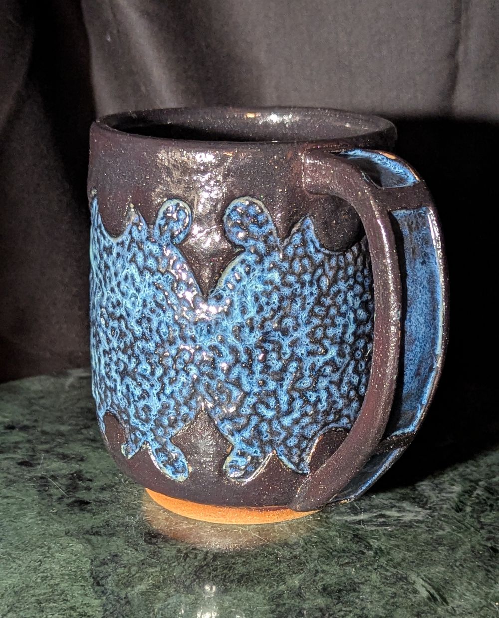 Large Gothic Textured Mug